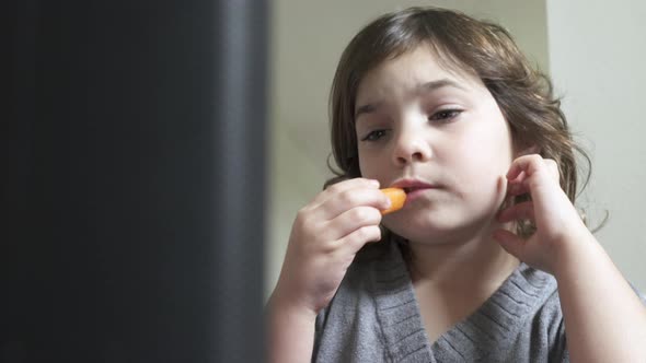 Scenes Of A Little Girl Eating (2 Of 8)