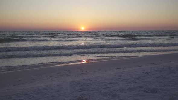 Couple Walking On Beach At Sunset (21 Of 23)