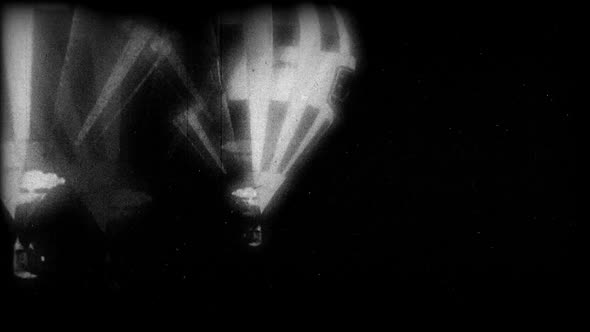 Black & White Hot Air Balloon 4