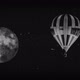 Black & White Hot Air Balloon With Moon 2 - VideoHive Item for Sale