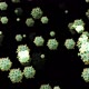 Green Cell Particles Falling - VideoHive Item for Sale