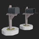 Pack Mailbox - 3DOcean Item for Sale