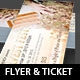 Harvest Fest Flyer CD Ticket Template