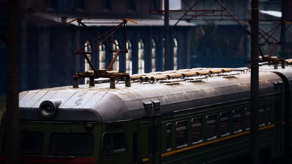 Old Soviet Electrical Train Staition