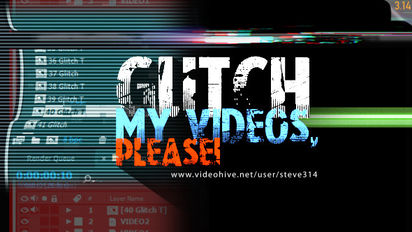 Glitch My Videos Please!