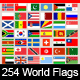 254 Flags of the World - GraphicRiver Item for Sale