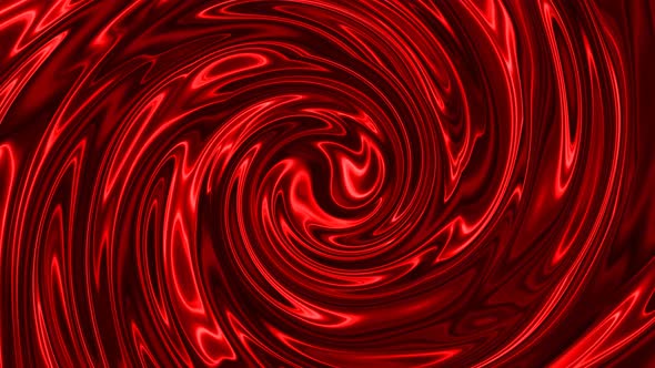 Red Color Silky Twisted Liquid Animated Background