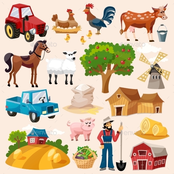 Farm Icon Set