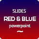 RED and BLUE Powerpoint Sliders Template - GraphicRiver Item for Sale