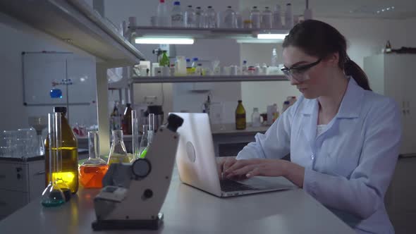 Scientist Wearing in White Coat