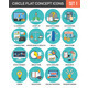 Circle Colorful Concept Icons - GraphicRiver Item for Sale