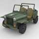 Army Jeep - 3DOcean Item for Sale