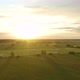 Sunset Over Hay Fields In Lithuania - VideoHive Item for Sale