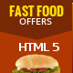 Fast Food Offer | HTML5 Google Banner Ad - CodeCanyon Item for Sale