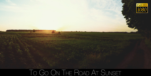 To Go On The Road At Sunset 3