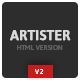 Artister - XHTML Portfolio, Agency Clean Theme - ThemeForest Item for Sale