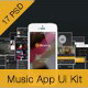 Music App Ui/Ux Kit - GraphicRiver Item for Sale