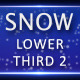 Snow Lower Third 2 - VideoHive Item for Sale
