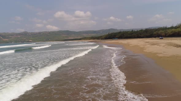 Sandy Beach in Tropical Resort