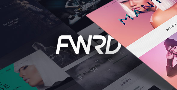 FWRD - Music Band &amp; Musician WordPress Theme