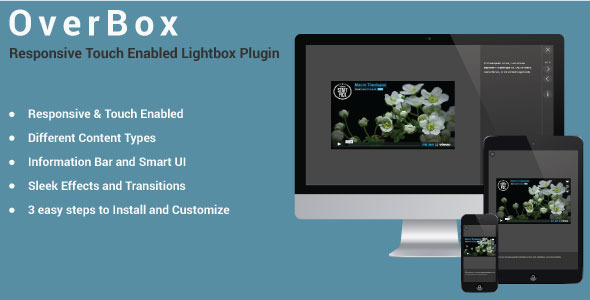 OverBox - Responsive Touch Enabled LightBox Plugin