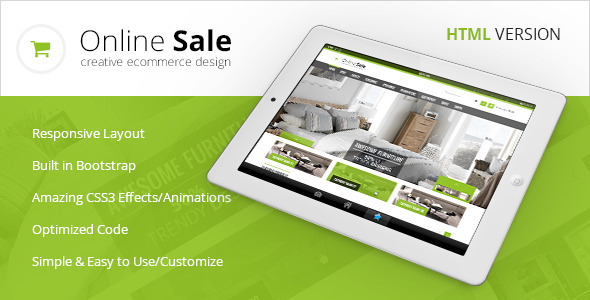 Online Sale - Responsive HTML5 eCommerce Template