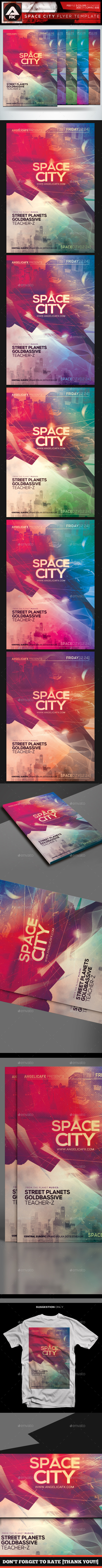 Space City Flyer Template