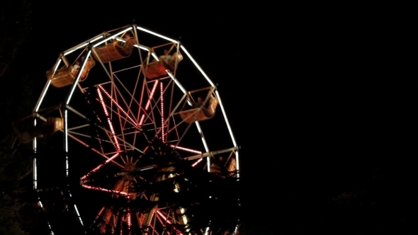  Ferris Wheel Park At Night 