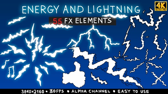 Energy And Lightning 55 Fx Elements
