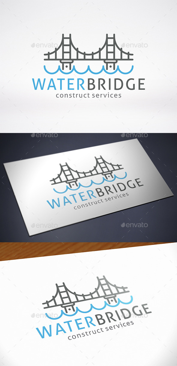 Bridge Water Logo Template