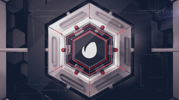 Hi-Tech Hexagons Logo Reveal