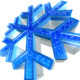 3d snowflake - VideoHive Item for Sale