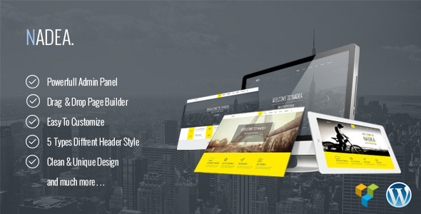 Nadea – Responsive Multi-Purpose WordPress Theme