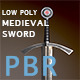 Low Poly Medieval Sword - 3DOcean Item for Sale