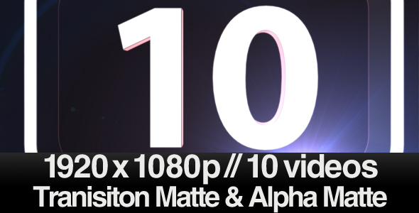 Top 10 Number Countdown in 3D - 10 Video Series