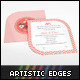 Artistic Edge Card Mockup 5x5 inches - GraphicRiver Item for Sale