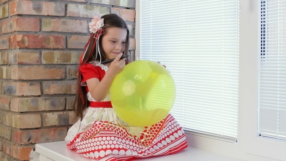 Girl With Balloons In The Window alt