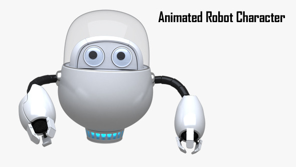 Animated Robot Character