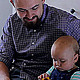 Father Playing with a Small Child in the Nursery - VideoHive Item for Sale