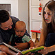 Parents Read the Book a Small Child in the Nursery - VideoHive Item for Sale