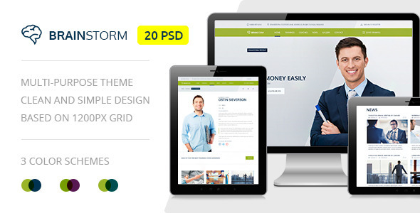 BrainStorm — Multipurpose Event, Training, Workshop PSD Template