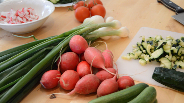 Salad Healthy Veggies Set