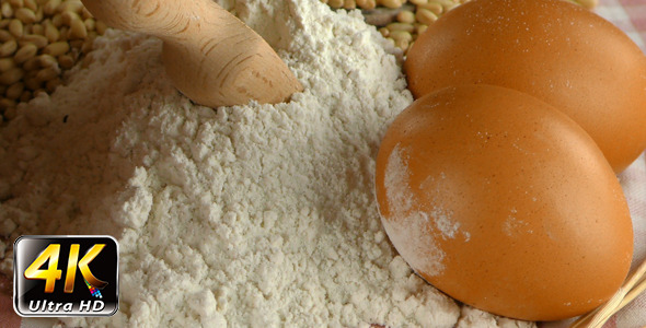 Bread Wheat Egg and Flour Concept 14