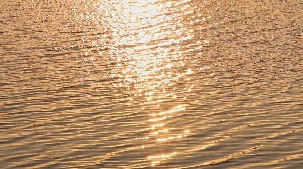 Sun Reflection in The Water