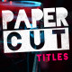 Paper Cut Titles - VideoHive Item for Sale