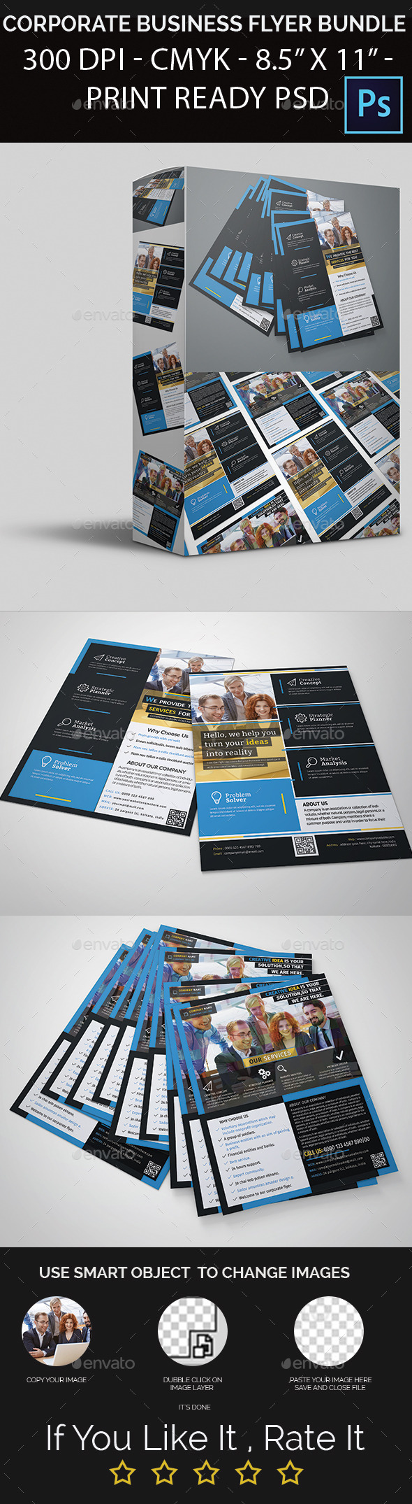 Qr Codes Simple Flyer Templates From Graphicriver