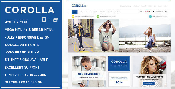 Corolla - Responsive Multipurpose HTML5 Template