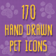 Pet Hand Drawn Icons - GraphicRiver Item for Sale
