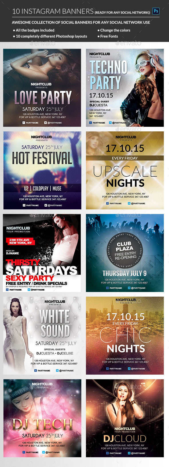 Model Banner Graphics Designs Templates From Graphicriver