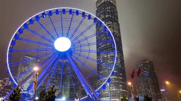 Time lapse of Hong Kong City